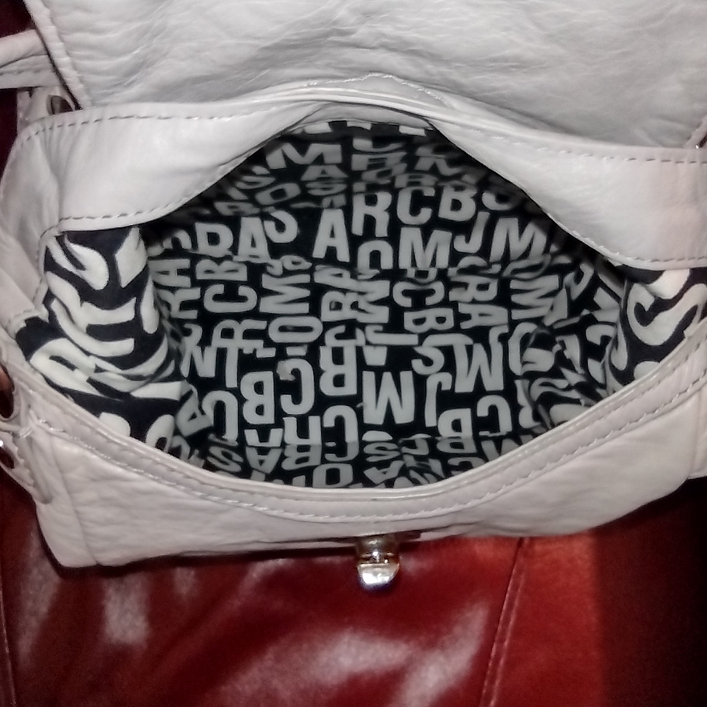 Marc Jacobs Neutral Leather Satchel, EUC - Picture 11 of 16